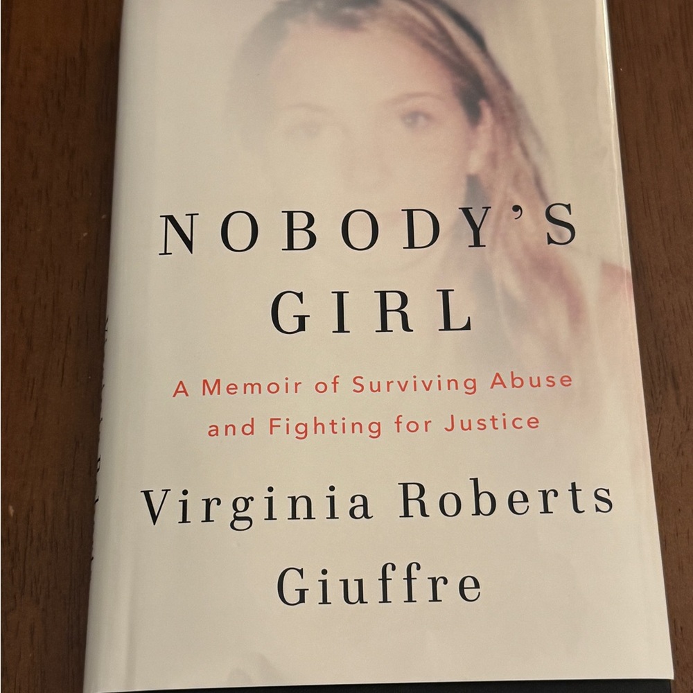 Nobody's Girl Hardcover Book by Virginia Roberts Giuffre